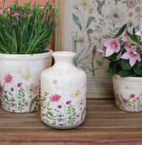 Avignon Floral Bottle - Cream