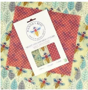 Hanna's Bees Beeswax Wraps Large Kitchen Pack