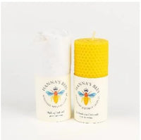 Hanna's Bees Medium Beeswax Candle