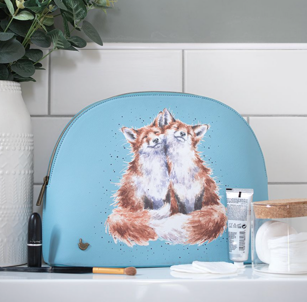 Wrendale Large Fox Cosmetic Bag | Contentment